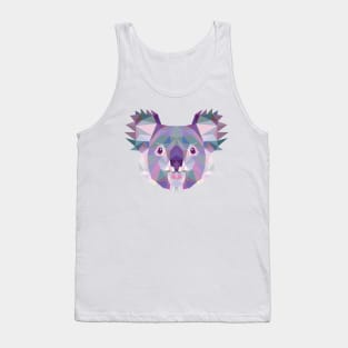 Fractal Koala Bear Tank Top